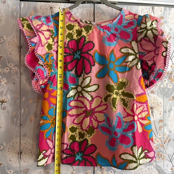 Jenny B  Ruffle Sleeve top - Picture 2 of 5